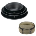 thumbnail image 1 of Stainless Steel Ti-coated Tableware Set Outdoor Portable dinnerware Kit Camping, 1 of 8