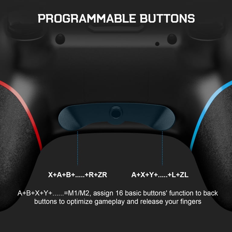 Fousixdi Wireless Controller for Switch 2/Switch/Lite/OLED, 2pk