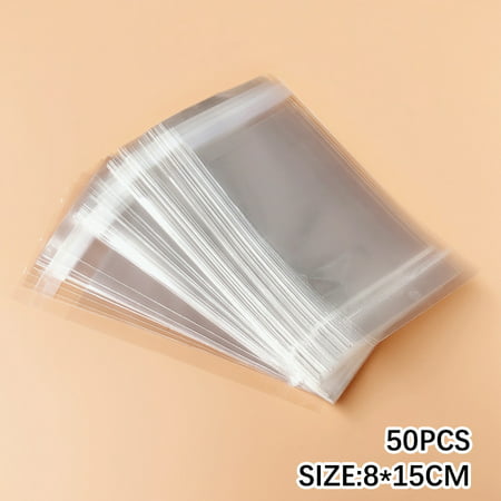 

(8*15cm Bags) 50PCS White Hairpin Card Trinket Bow Display Cards Cardboard Packing Paper