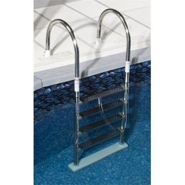 Blue Wave NE1145 Premium Stainless Steel In-Pool Ladder for Above Ground Pools