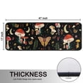 thumbnail image 5 of Kitchen Rugs Sets Of 2,Red Mushroom Butterfly Black Pattern Anti Fatigue Kitchen Mat Rugs Non Slip Washable,Decorative Kitchen Floor Mats for Kitchen,Sink,Laundry,17"x47"+17"x47", 5 of 5