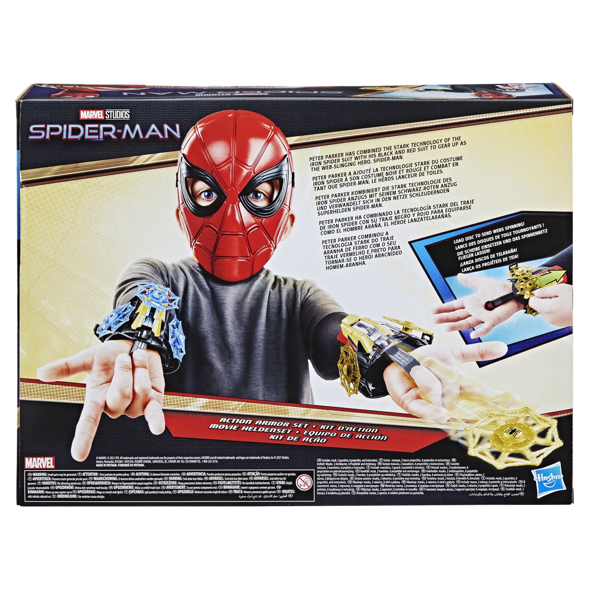 Marvel Spider-Man Action Armor Set with Mask and Gauntlets photo 3