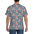 thumbnail image 3 of Vsdgher Popcorn Print Men's Dry Fit Mesh Athletic Shirts Moisture Wicking Tennis T-Shirt Tops, 3 of 9