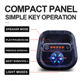 thumbnail image 4 of Altavoz Bluetooth inalámbrico para cine en casa, columna de sonido para exteriores, altavoz subwoofer portátil con RGB, FM/AUX, 4 of 6