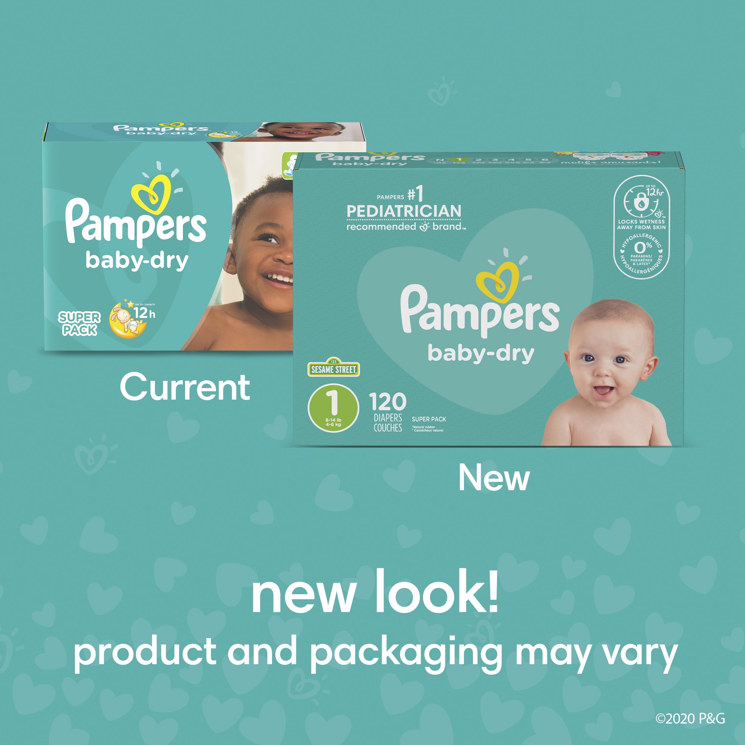 Pampers Baby-Dry Taille 3 Couches Midi