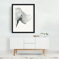 thumbnail image 2 of Minimalist Flower Art Print - Line Drawing Line Art Abstract Black and White Minimalist Modern Art Geometric Surrealism Black Framed Wall Art Print 5 x 7 inches, 2 of 3