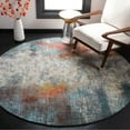 thumbnail image 2 of SAFAVIEH Luxor Jerri Abstract Distressed Area Rug, Ivory/Blue, 9' x 12', 2 of 5