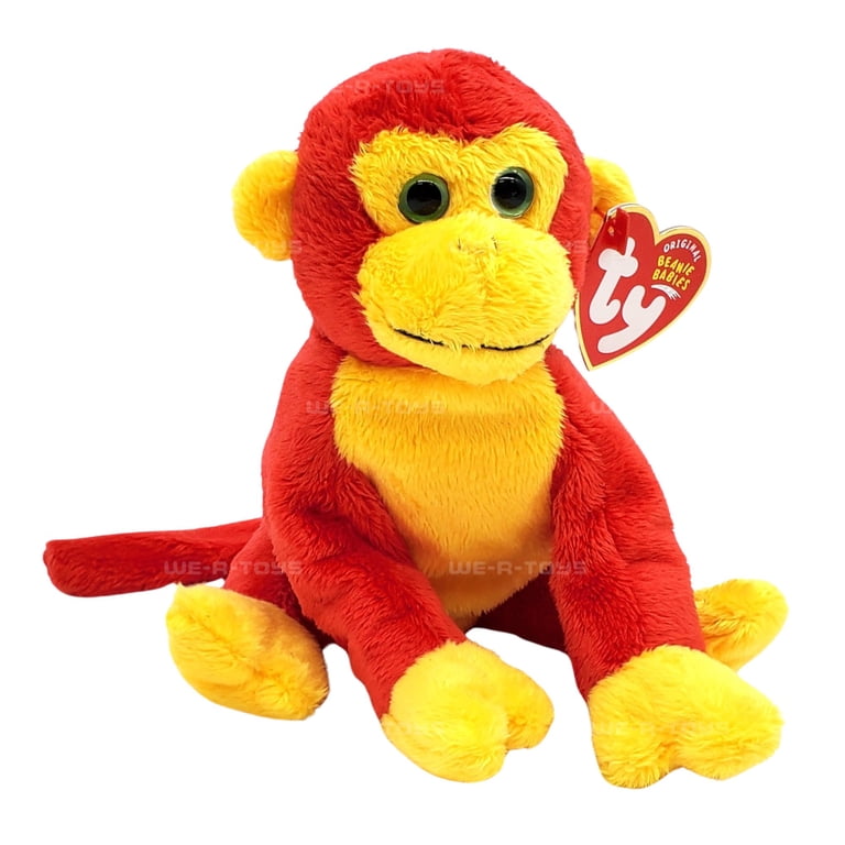 Ty Beanie Baby: Chopstix the Monkey | Stuffed Animal | MWMT