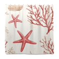 thumbnail image 2 of Yayeee Shower Curtain with Hooks 72"x72" Waterproof Fabric Bathroom Hanging Decor, White Starfish, 2 of 5
