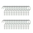 thumbnail image 7 of Unique Bargains 30pcs Cup Ceiling Hooks 1 Inch Chrome Plating Screw-in Ceiling Wall Thread Hooks Great for Indoor Outdoor Plants, 7 of 7