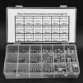 thumbnail image 4 of AMONIDA 140Pcs Fil Inoxydable Insert Assortiment, M3-M12 Hélicoil Filetage Intérieur Auto-Fil Enroulé Outil de Réparation de Manchon de Vis, avec Boîte, 4 of 8