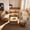 Beige, variant on XIZZI 95" Modular Sectional Sofa,Oversized Cloud Couch with Deep Seat,Modern Sectional Couches with Two Swivel Accent Chairs for Living Room,5 Seat,Black