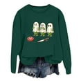 thumbnail image 1 of Chandail à Capuche pour Femmes Imprimé Lettre Col Rond Haut Doux Confortable Décontracté Manches Longues pour Automne Hiver Mode, 1 of 3