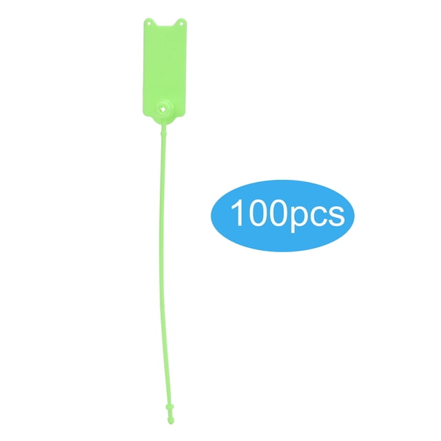 Bridas de plástico Jadeshay 100 unidades 195 mm desechables con etiqueta para cables