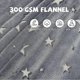 thumbnail image 3 of Glow in The Dark Blanket for Kids Unique Birthday Gifts for Girls Boys Teens Soft Cozy Warm Fuzzy Cute Throw Blanket All Seasons Gray Glowing Stars Bl, 3 of 4