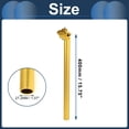 thumbnail image 5 of Unique Bargains Bike Seat Post 27.2x400mm Bike Saddle Post Seat Tube Aluminum Alloy Gold Tone Extra Long Adjustable Angle, 5 of 8