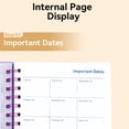 thumbnail image 4 of Back to school 20252026 Annual High Efficiency Planning Tool: Coil Bound Monthly & Weekly Planner Notebook, 4 of 8