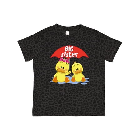 

Inktastic Big Sister Duck Gift Toddler Toddler Girl T-Shirt