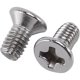thumbnail image 4 of M3 x 6 mm tornillos de máquina de cabeza avellanada plana Phillips 100 piezas, 4 of 5