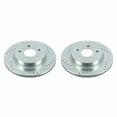 thumbnail image 2 of Power Stop Rear Pair of Drilled and Slotted Brake Rotors JBR1783XPR, 2 of 4