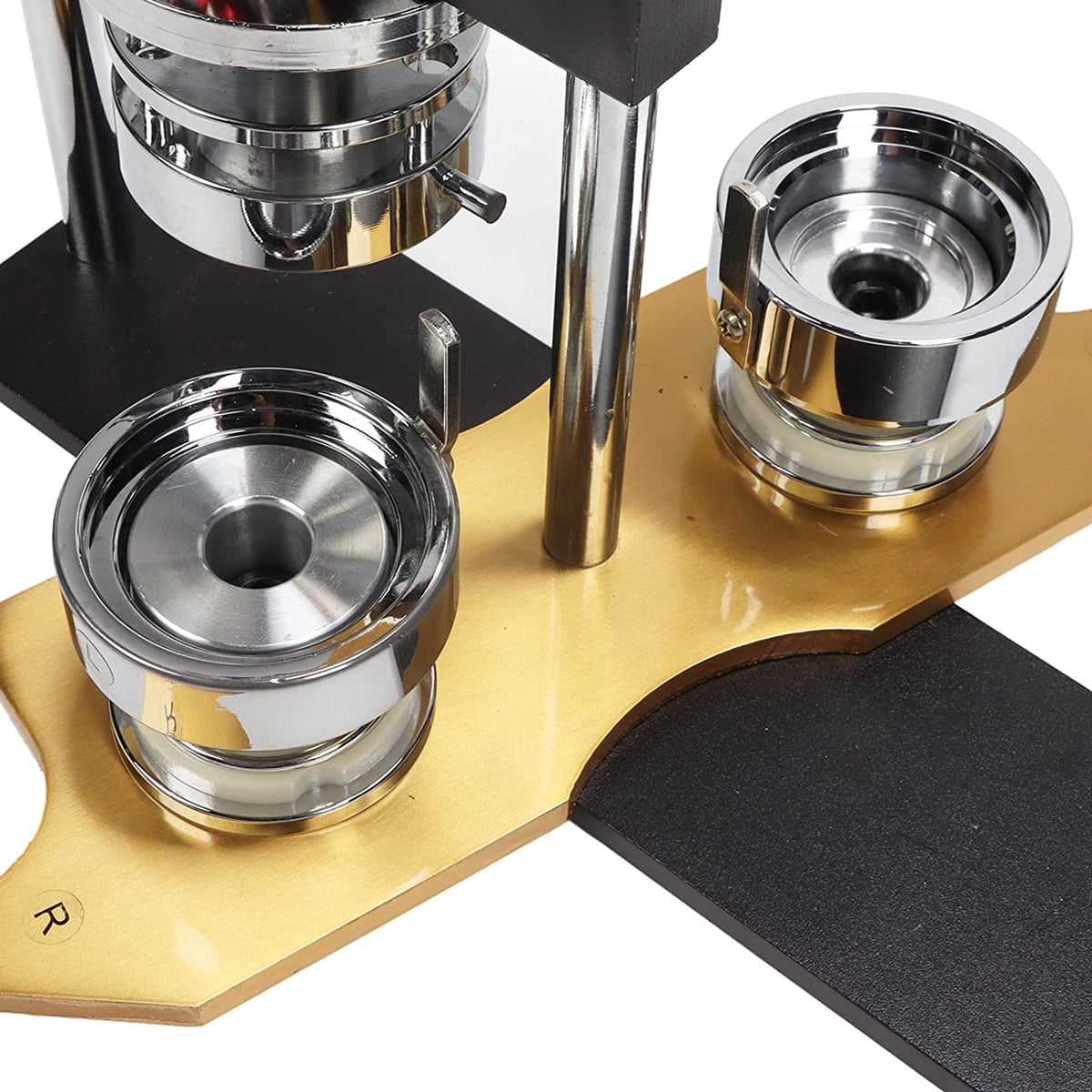 Badge Pin Button Maker Machine, Brooch Button Press Maker DIY Badges Set, with 100 Pcs Button Parts ,Beginner-Friendly