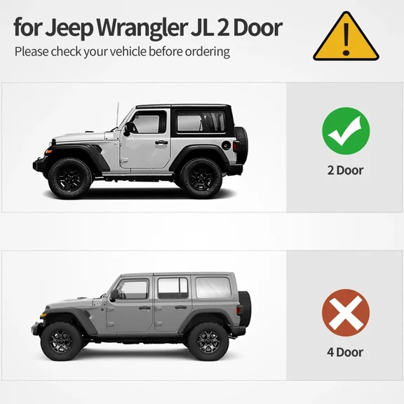 Running Boards for 2018-2025 2026 Jeep Wrangler JL 2 Door Nerf Bar Side Step Red