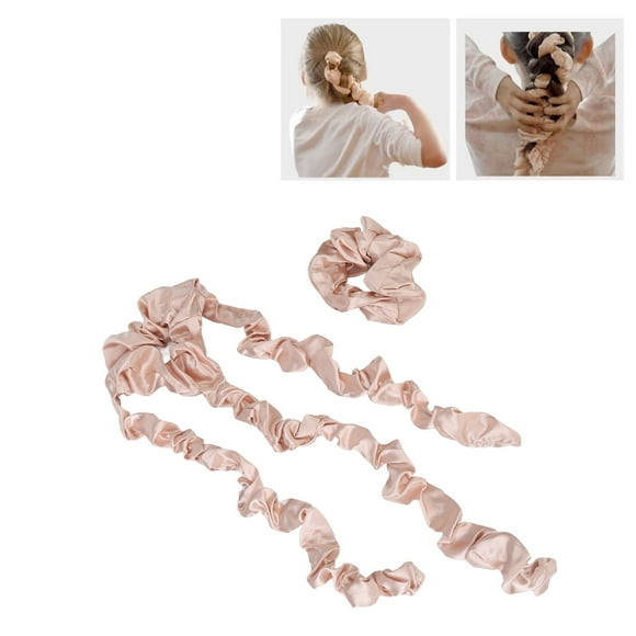 Portable Heatless Hair Curler With Scrunchie, Smoothness Texture, Versatile Using, Suitable For All Hair Types, For Sleeping, Styling Tool