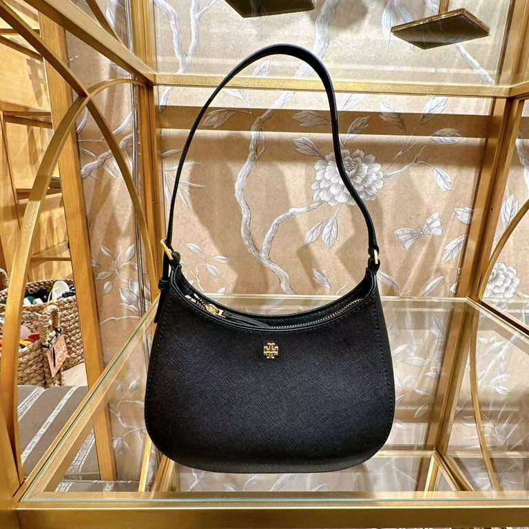 Tory Burch 137416 0822 Emerson Zip Leather Shoulder Bag In