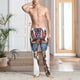thumbnail image 2 of Balery American Giraffe Style Pantalones de pijama para hombre, pijama ultraligero, pantalón de descanso-XX-Large, 2 of 6