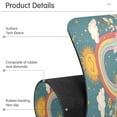 thumbnail image 4 of Yayeee Faucet Mat for Kitchen Sink 14.7" Diatomite Long Splash Guard Pad, Blue Rainbow, 2 Pack, 4 of 7