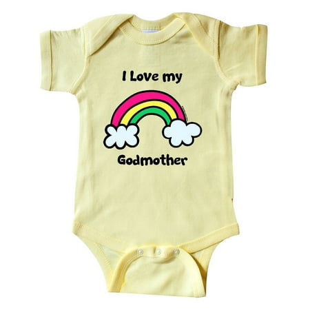

Inktastic I Love my Godmother Gift Baby Boy or Baby Girl Bodysuit