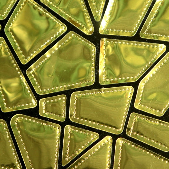 Gold Vinyl Sequin fabric for fashion and upholstery