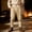 #307-Beige, variant on Men's Renaissance Pirate Pants High Waist Button Front Lace Up Ankle Banded Medieval Cosplay Harem Trousers Black M Gift