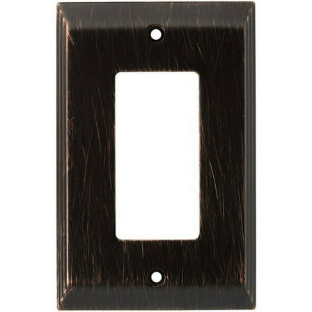 Franklin Brass Stately Single Decorator/GFCI Wall Plate in Venetian Bronze