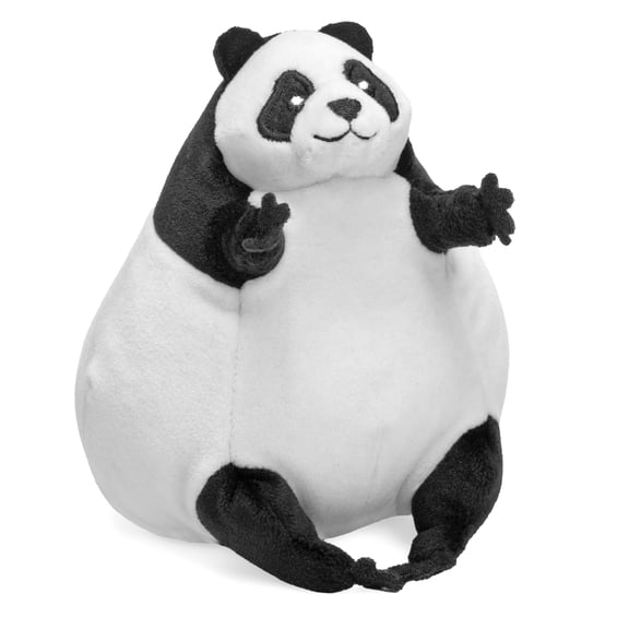 Wild Republic Flipkins Panda, Stuffed Animal, 5 Inches, Plush Toy, Fill is Spun Recycled Water Bottles