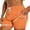 279Orange1242, variant on CAIVO Women Lightweight Solid Color Shorts For Casual Athletic Shorts With Comfort And Everyday Wear Boho Summer Outdoor Work Bottoms