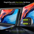 thumbnail image 3 of Extensor de pantalla para laptop QQH Z80 de 15,6" FHD IPS USB-C, 3 of 9