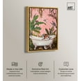 thumbnail image 2 of Fresh Jungle Bath Canvas Jungle Bathroom Art by Art Remedy, Gold Frame, 16" x 24", 2 of 7