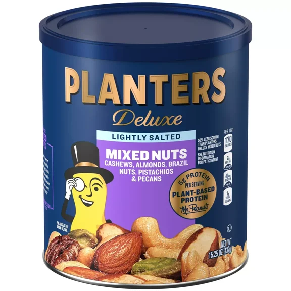 Planters Deluxe Lightly Salted Mixed Nuts-15.25oz