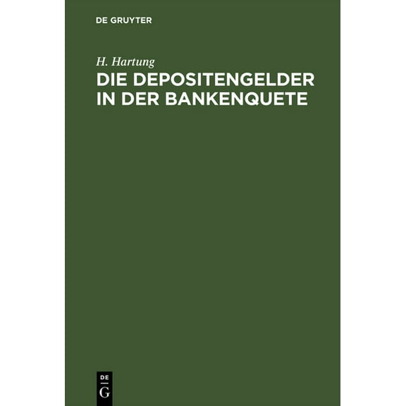 Die Depositengelder in der Bankenquete, (Hardcover)