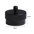 thumbnail image 4 of Soporte de linterna Adaptador de gas de linterna universal Herramienta para acampar al aire libre (Negro), 4 of 4