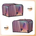 thumbnail image 3 of Haiem Dreamy Moonlit Window Print Toaster Covers 4 Slice Wide Slot,Bread Dust Cover & Fingerprint Protection,Bread Machine Cover,Appliance Covers, 3 of 7