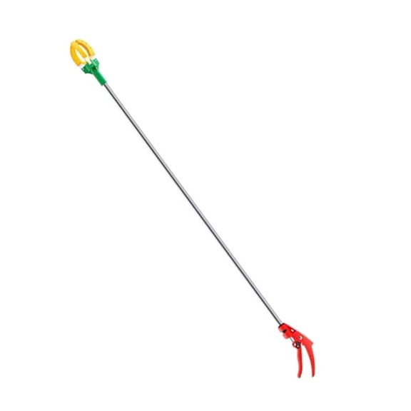 TYPPKMM 1M High Altitude Fruit Picker Retractable 3-Claw Plastic Fruit Catcher for Apple Peach Garden Harvesting Tool Portable Farming Supplies