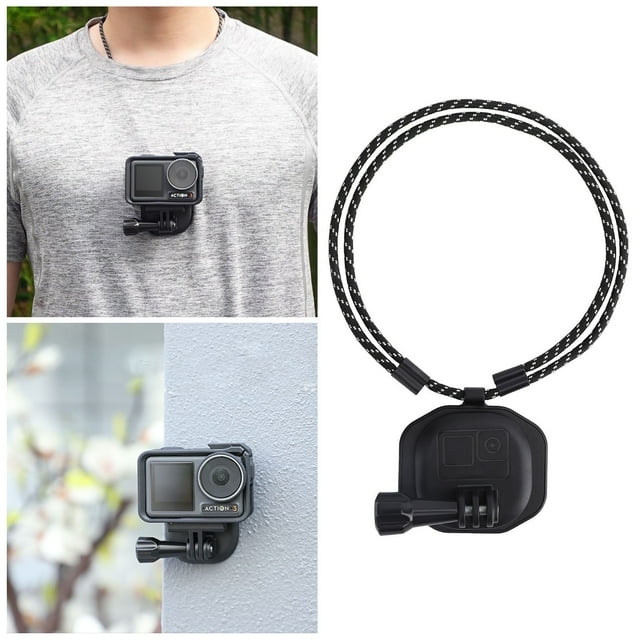 Klonfd High Performance Camera Accessories Neck Mount For Action Cameras Shooting Compatible With Series And More