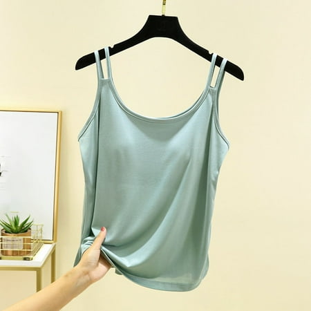 Qhnvtd Lace Bodysuit Yellow Shirts For Girls Plus Size Black Long Sleeve Shirt 2024 Women s Casual And Fashionable Summer Solid Color Outerwear Sleeveless Top Green