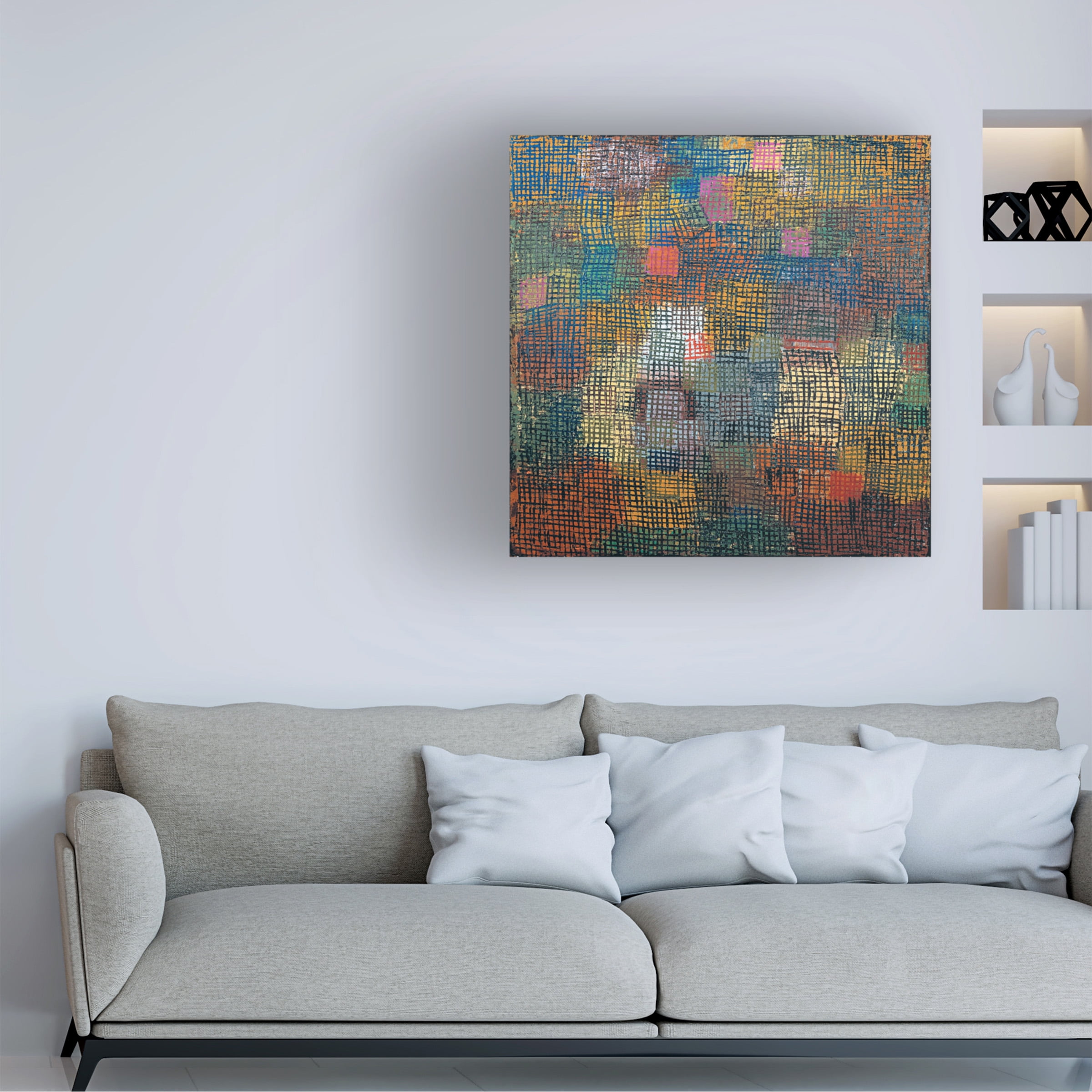 Paul Klee 'Colors From A Distance' Canvas Art