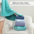 thumbnail image 4 of Jessy Home 12 Piece Ocean Blue Bath Towel Set for Bathroom-4 Bath Towels,4 Hand Towels,4 Washcloths Soft and Plush Highly Absorbent Towel for Hotel & Spa, 4 of 8