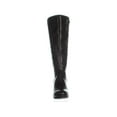 thumbnail image 2 of Womens White Mountain Trivia Knee High Side Zip Up Boots, Dark Brown/Smooth, 2 of 5