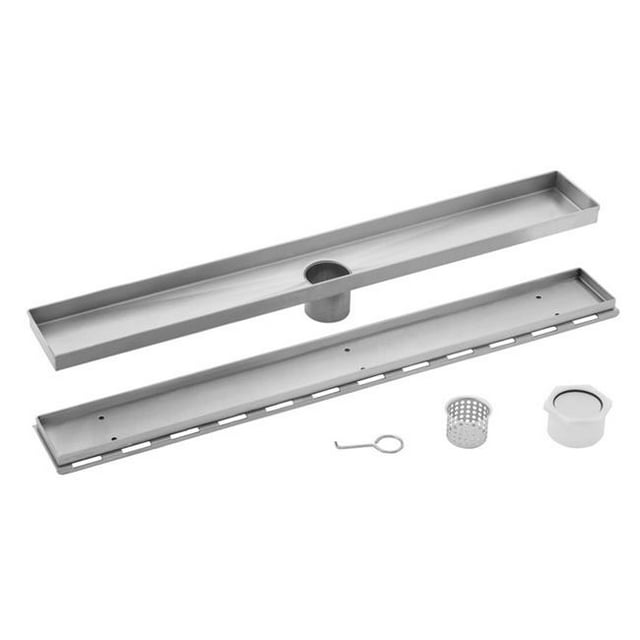 Cahaba CATI36 36 in. Brushed Stainless Steel Tile Insert Linear Shower Drain