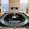 thumbnail image 2 of Design&I 8'x10' Washable Area Rug Snake Round Gothic Witchy Pentagram Moody Border Goth Witch Whimsigoth for Living Room, Family Extra Large Skid-Resistant Low Profile, 2 of 7